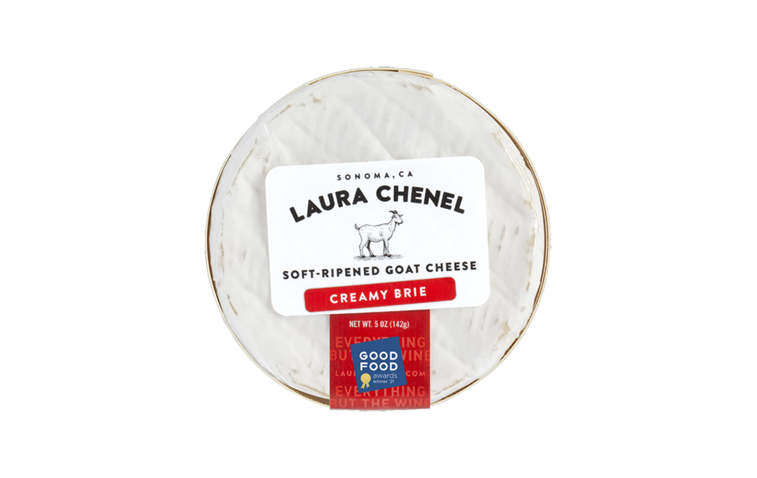 Creamy Brie has a mild, grassy flavor balanced by hints of mushroom and lemon