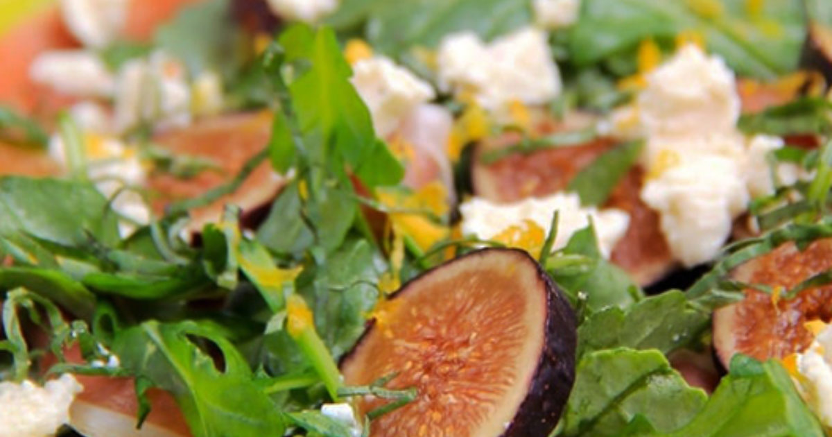 Orange Blossom Honey Log Salad with Prosciutto &… | Laura Chenel