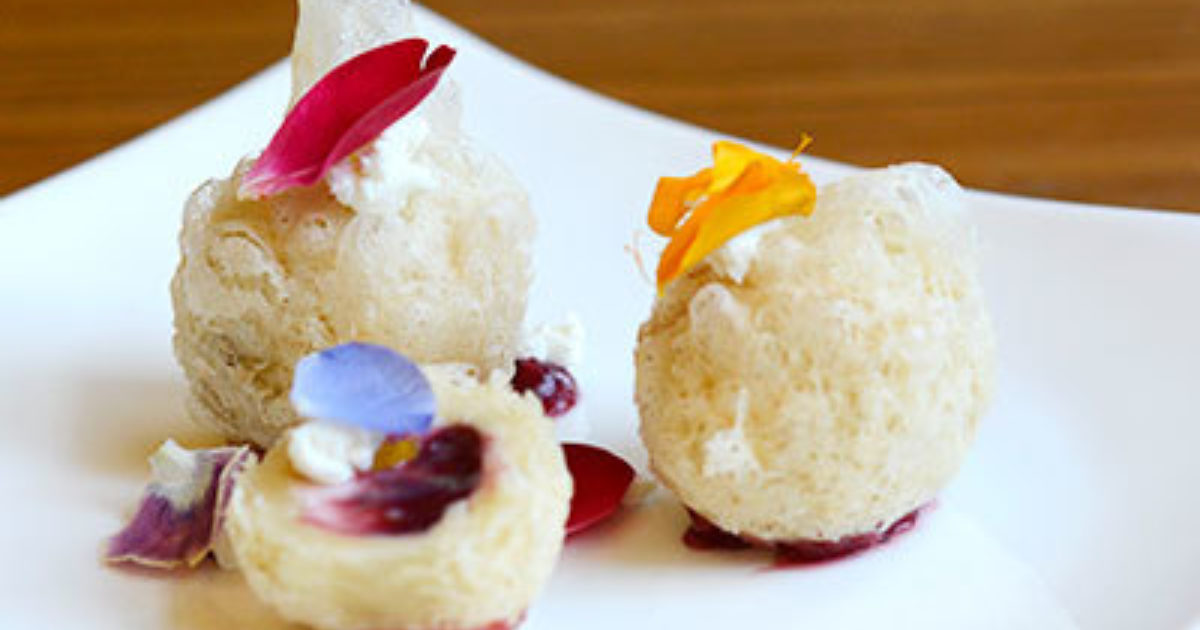 GOAT CHEESE BIRD’S NEST WITH CASSIS CURRANT JAM | Laura Chenel