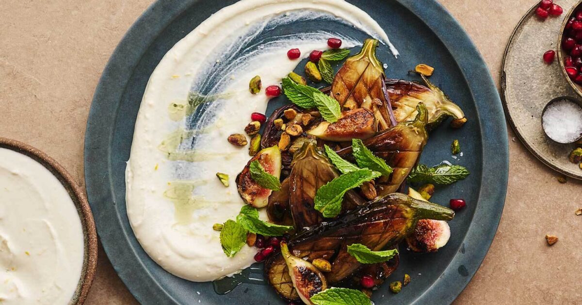 Chevre & Roasted Eggplant | Laura Chenel